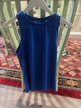 Nike Royal Blue Sleeveless Athletic Tank